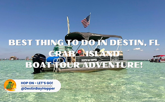 Best Things to Do in Destin, Florida | Crab Island Boat Tour Adventure 